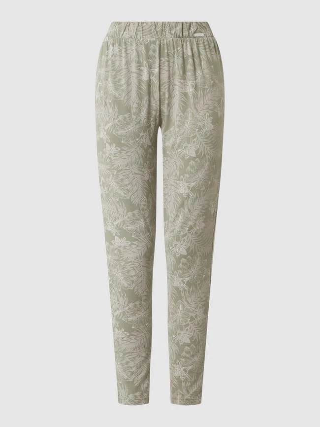 Skiny Pyjama-Hose Mit Allover-Muster - Lindgrün 4 Skiny Pyjama-Hose Mit Allover-Muster - Lindgrün – Bild 2