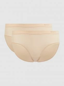 Skiny Slip Aus Mikrofaser Im 2er-Pack - Beige