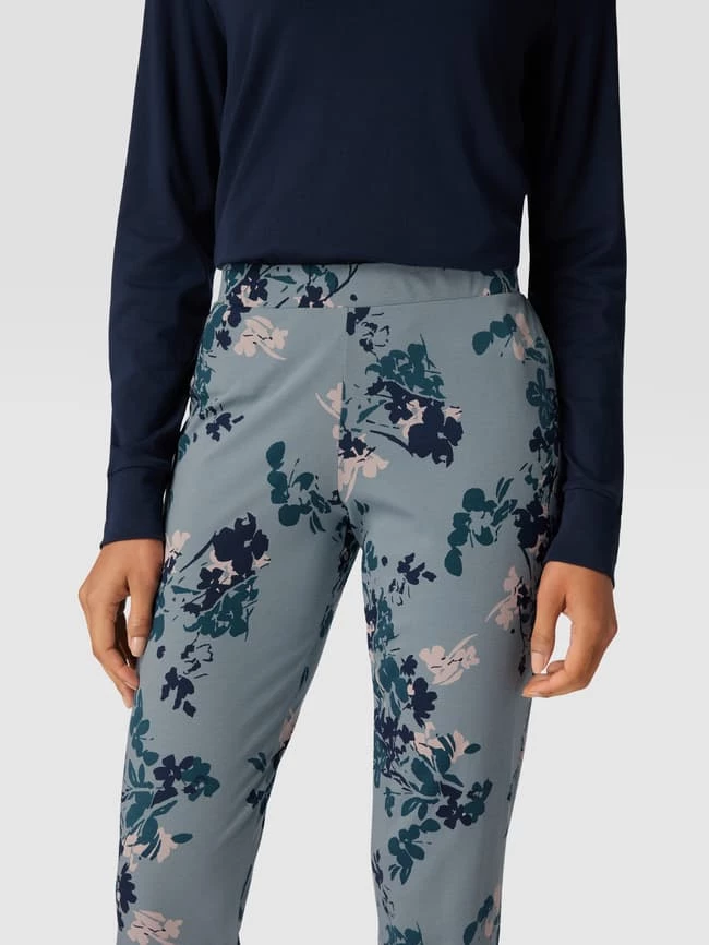 Schiesser Pyjama Aus Baumwoll-Modal-Mix - Rauchblau 5 Schiesser Pyjama Aus Baumwoll-Modal-Mix - Rauchblau – Bild 3