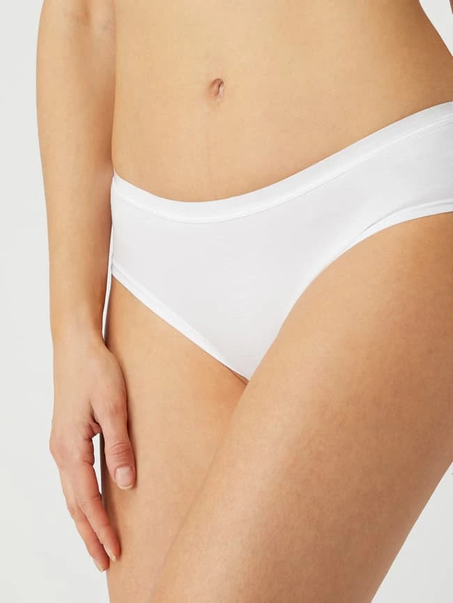 Hanro Slip Mit Stretch-Anteil Modell 'Cotton Sensation' - Weiß 8 Hanro Slip Mit Stretch-Anteil Modell 'Cotton Sensation' - Weiß – Bild 6