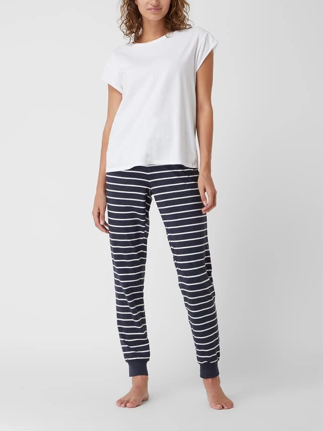 Esprit Pyjama-Hose Mit Streifenmuster - Dunkelblau 3 Esprit Pyjama-Hose Mit Streifenmuster - Dunkelblau