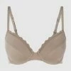 Esprit Bügel-BH Aus Mikrofaser - Taupe