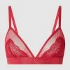 Karl Lagerfeld Triangel-BH Aus Mesh - Rot