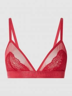 Karl Lagerfeld Triangel-BH Aus Mesh - Rot