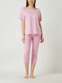 LOUIS & LOUISA Pyjama Aus Baumwoll-Modal-Mix - Rosa