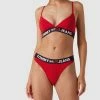 TOMMY HILFIGER Bralette Mit Logo-Bund - Rot