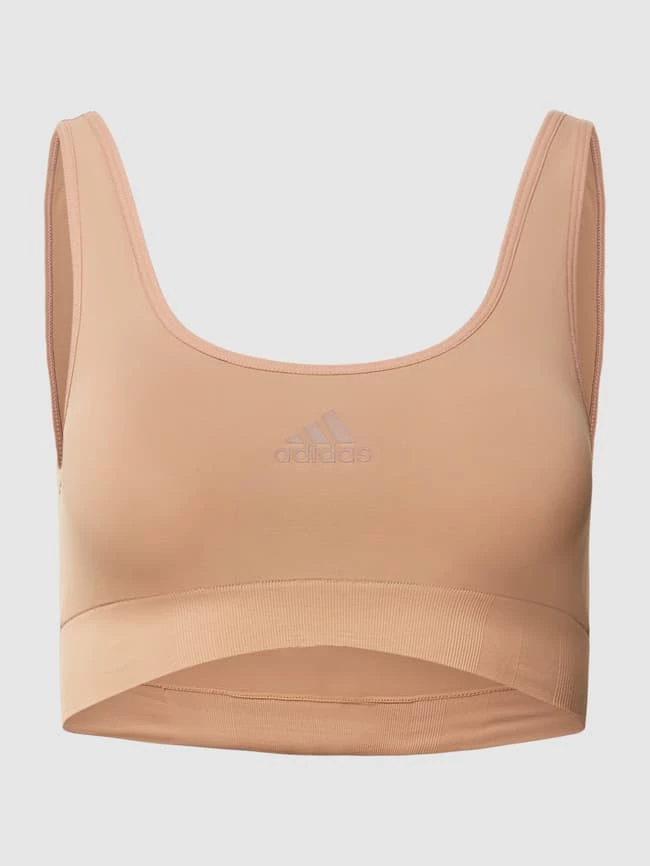 ADIDAS SPORTSWEAR Bustier Mit Label-Detail - Hellbraun 3 ADIDAS SPORTSWEAR Bustier Mit Label-Detail - Hellbraun