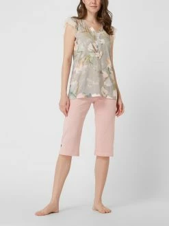 Pinklabel Pyjama Mit Floralem Muster - Taupe