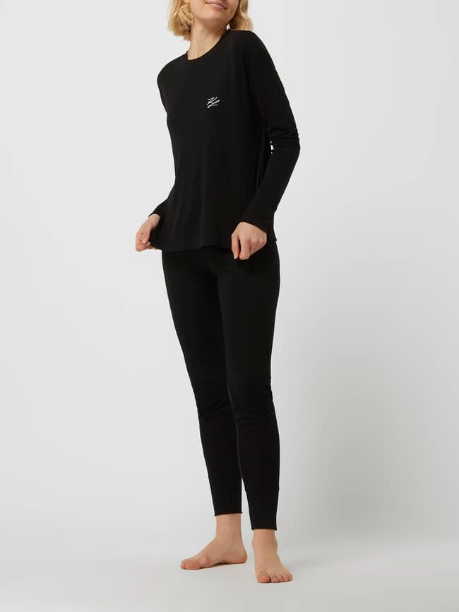Karl Lagerfeld Loungewear Im Set - Schwarz 3 Karl Lagerfeld Loungewear Im Set - Schwarz