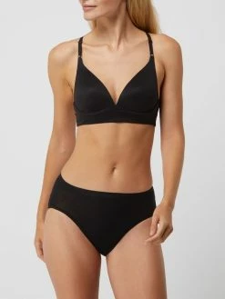 Schiesser Slip Mit Stretch-Anteil - Schwarz