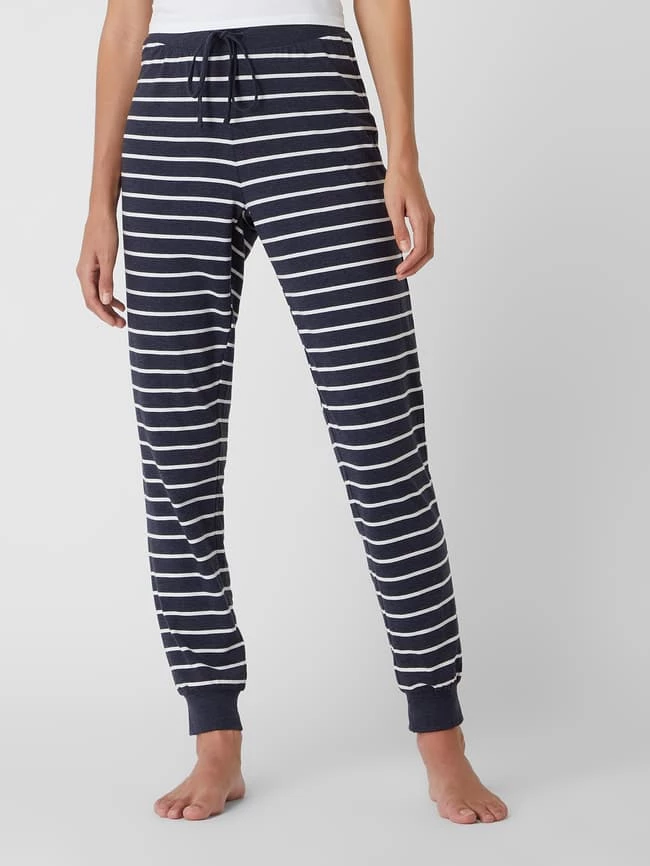 Esprit Pyjama-Hose Mit Streifenmuster - Dunkelblau 6 Esprit Pyjama-Hose Mit Streifenmuster - Dunkelblau – Bild 4