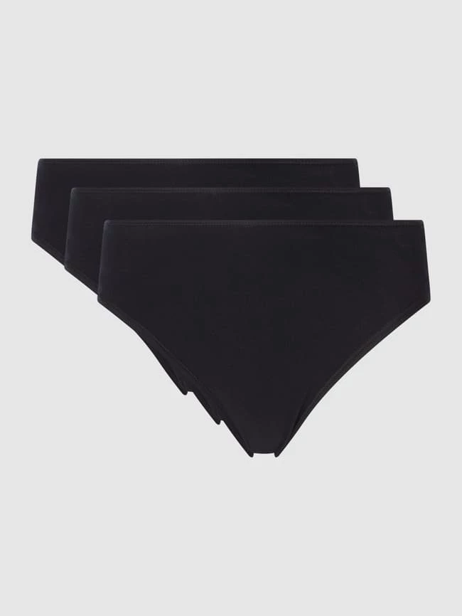Schiesser Slip Mit Stretch-Anteil Im 3er-Pack - Schwarz 4 Schiesser Slip Mit Stretch-Anteil Im 3er-Pack - Schwarz – Bild 2