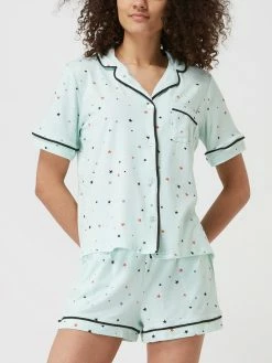 DKNY Pyjama Mit Sternchenmuster - Mint