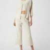 DKNY Pyjama Mit Rippenstruktur - Beige Meliert