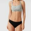 Calvin Klein Underwear Bustier Mit Label-Schriftzug - Silber Meliert