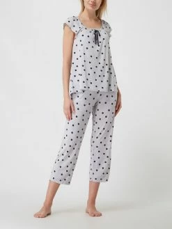 KATE SPADE Pyjama Mit Allover-Muster - Mittelgrau