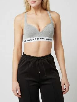 Karl Lagerfeld Bustier Aus Lyocell-Elasthan-Mix - Wattiert - Mittelgrau Meliert -Hanro shop 6t3lahal6t5kadik84qkuiiha923akad60sl0l9o752lccqm6p23cdhka5a4ecajap24qj2l9915cd1j6co36e1jcgoj0phj75h34phk75i64eb1ccrm4c9jcgpjecj66co3eog