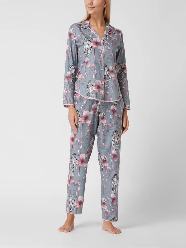 Cyberjammies Pyjama-Oberteil Mit Animal-Print Modell 'Jessica' - Hellgrau 3 Cyberjammies Pyjama-Oberteil Mit Animal-Print Modell 'Jessica' - Hellgrau