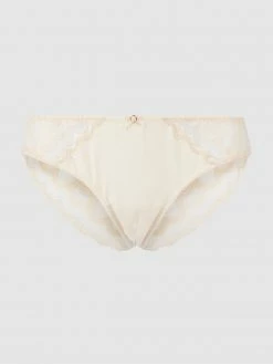 LASCANA Slip Mit Mikrofaser Und Spitze Modell 'Evita' - Sand