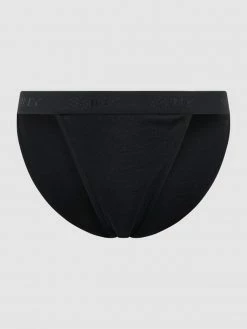 Skiny Slip Aus Baumwolle Modell 'Tanga Briefs' - Schwarz