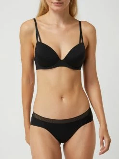 Calvin Klein Underwear Slip Aus Mikrofaser - Schwarz