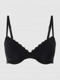 Esprit Bügel-BH Aus Mikrofaser - Schwarz