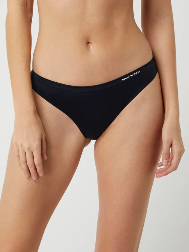 TOMMY HILFIGER Slip Aus Mikrofaser - Marineblau 6 TOMMY HILFIGER Slip Aus Mikrofaser - Marineblau – Bild 4