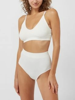 Saisei Bralette Mit Rippenstruktur - Hellgrau