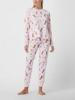 P.J. Salvage Pyjama-Hose Mit Allover-Muster - Rosa