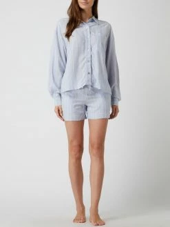 Marc O'Polo Pyjama-Oberteil Aus Viskose - Hellblau