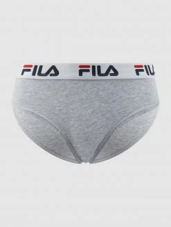 FILA Slip Mit Stretch-Anteil Im 2er-Pack - Mittelgrau