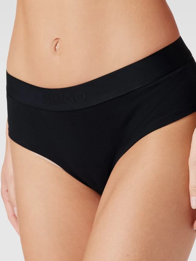 HUGO Slip Mit Elastischem Logo-Bund - Schwarz 5 HUGO Slip Mit Elastischem Logo-Bund - Schwarz – Bild 3