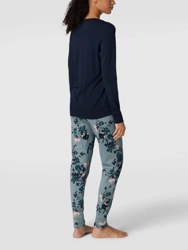 Schiesser Pyjama Aus Baumwoll-Modal-Mix - Rauchblau 6 Schiesser Pyjama Aus Baumwoll-Modal-Mix - Rauchblau – Bild 4