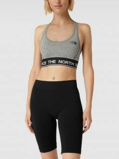 The North Face Bustier Mit Label-Print Modell 'TECH BRA' - Hellgrau