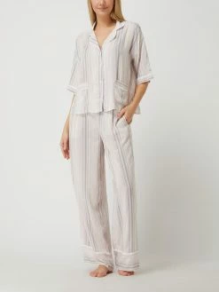 Donna Karan Pyjama Aus Viskose - Hellrosa