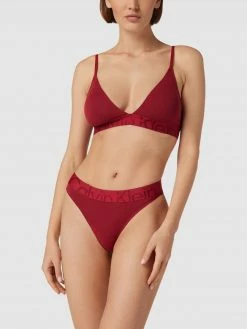Calvin Klein Underwear BH Mit Label-Detail Modell 'LINED' - Dunkelrot