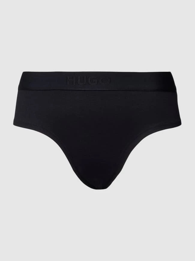 HUGO Slip Mit Elastischem Logo-Bund - Schwarz 4 HUGO Slip Mit Elastischem Logo-Bund - Schwarz – Bild 2
