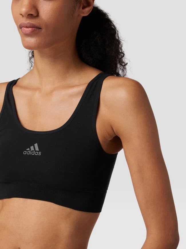 ADIDAS SPORTSWEAR Bustier Mit Label-Detail - Schwarz 5 ADIDAS SPORTSWEAR Bustier Mit Label-Detail - Schwarz – Bild 3