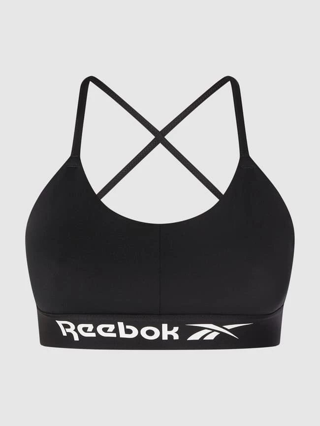 Reebok Active Bustier Mit Stretch-Anteil - Schwarz 4 Reebok Active Bustier Mit Stretch-Anteil - Schwarz – Bild 2