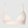 Karl Lagerfeld Triangel-BH Aus Spitze - Hellrosa
