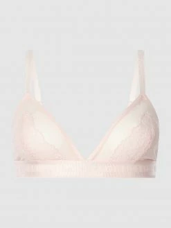 Karl Lagerfeld Triangel-BH Aus Spitze - Hellrosa