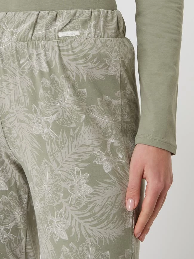 Skiny Pyjama-Hose Mit Allover-Muster - Lindgrün 5 Skiny Pyjama-Hose Mit Allover-Muster - Lindgrün – Bild 3