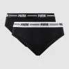 Puma Brazilian Mit Stretch-Anteil Im 2er-Pack - Schwarz