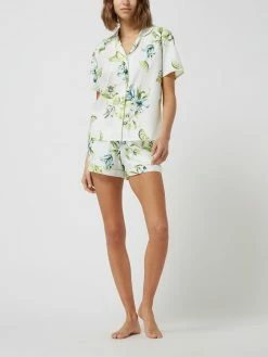 Cyberjammies Pyjama-Oberteil Mit Allover-Muster Modell 'Gina' - Weiß