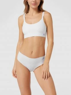 ADIDAS SPORTSWEAR Bustier Mit Label-Prints - Hellgrau