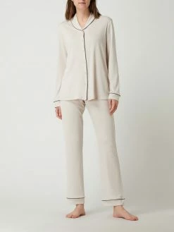 Hanro Pyjama Aus Lyocell - Offwhite