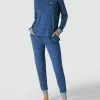 Lauren Ralph Lauren Pyjama Mit Polka Dots - Marineblau