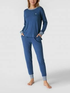 Lauren Ralph Lauren Pyjama Mit Polka Dots - Marineblau