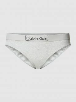 Calvin Klein Underwear Slip Mit Brand-Schriftzug - Silber Meliert