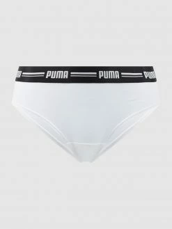 Puma Brazilian Mit Stretch-Anteil Im 2er-Pack - Weiß